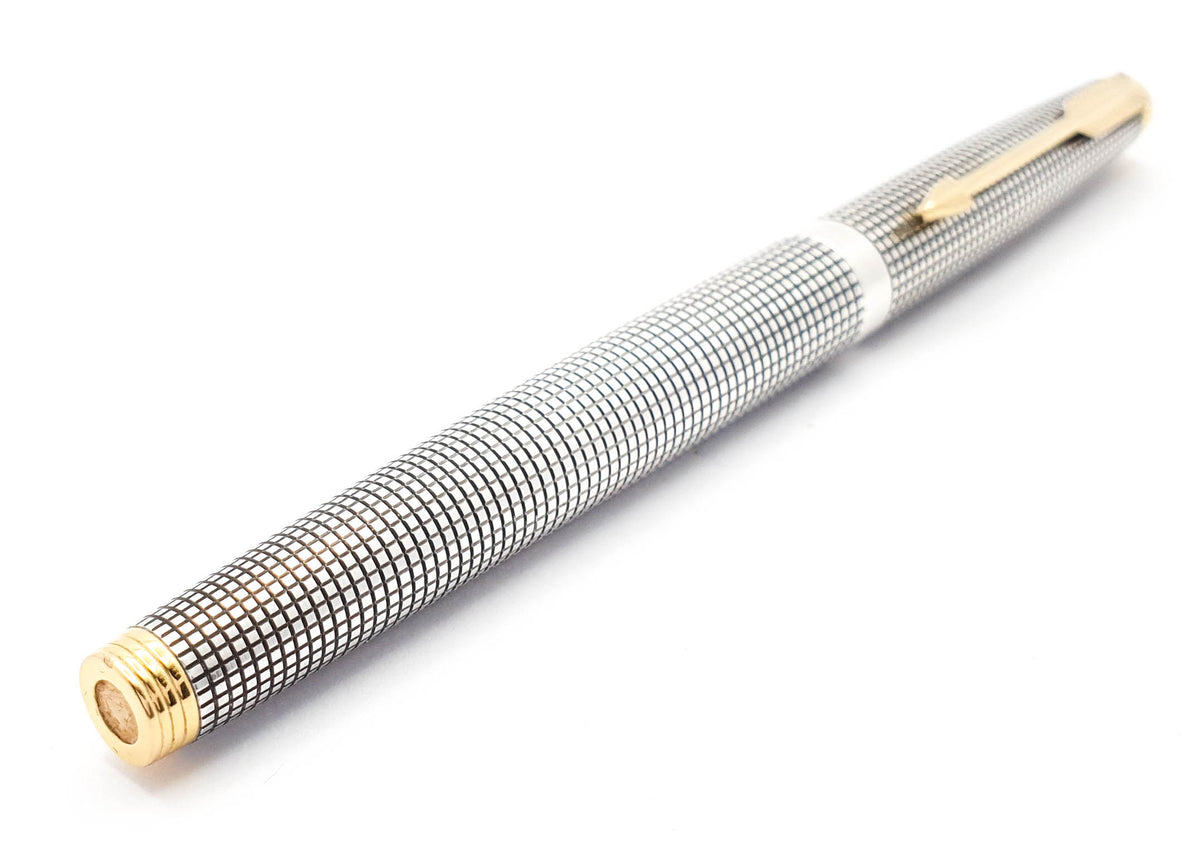 Parker 75 Sterling Silver Ciselle Fountain Pen: 14k Gold Extra Fine Ni–  Grand Vision Pens