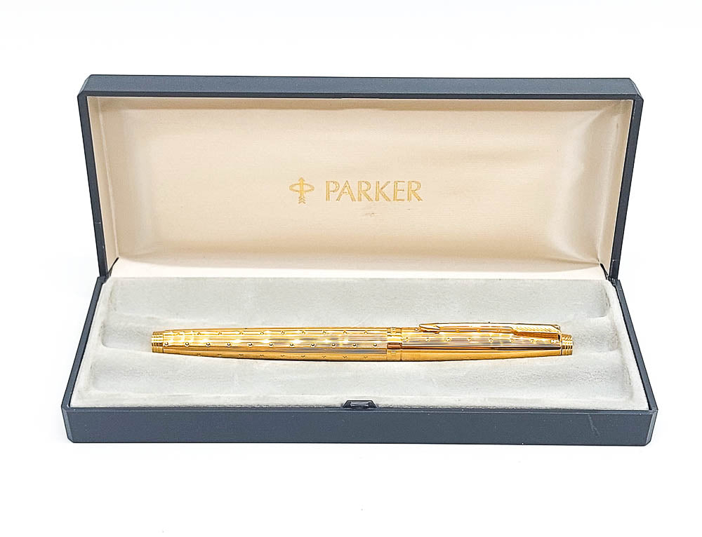 Parker 75 Perle Fountain Pen: 14k Gold Medium Nib– Grand Vision Pens