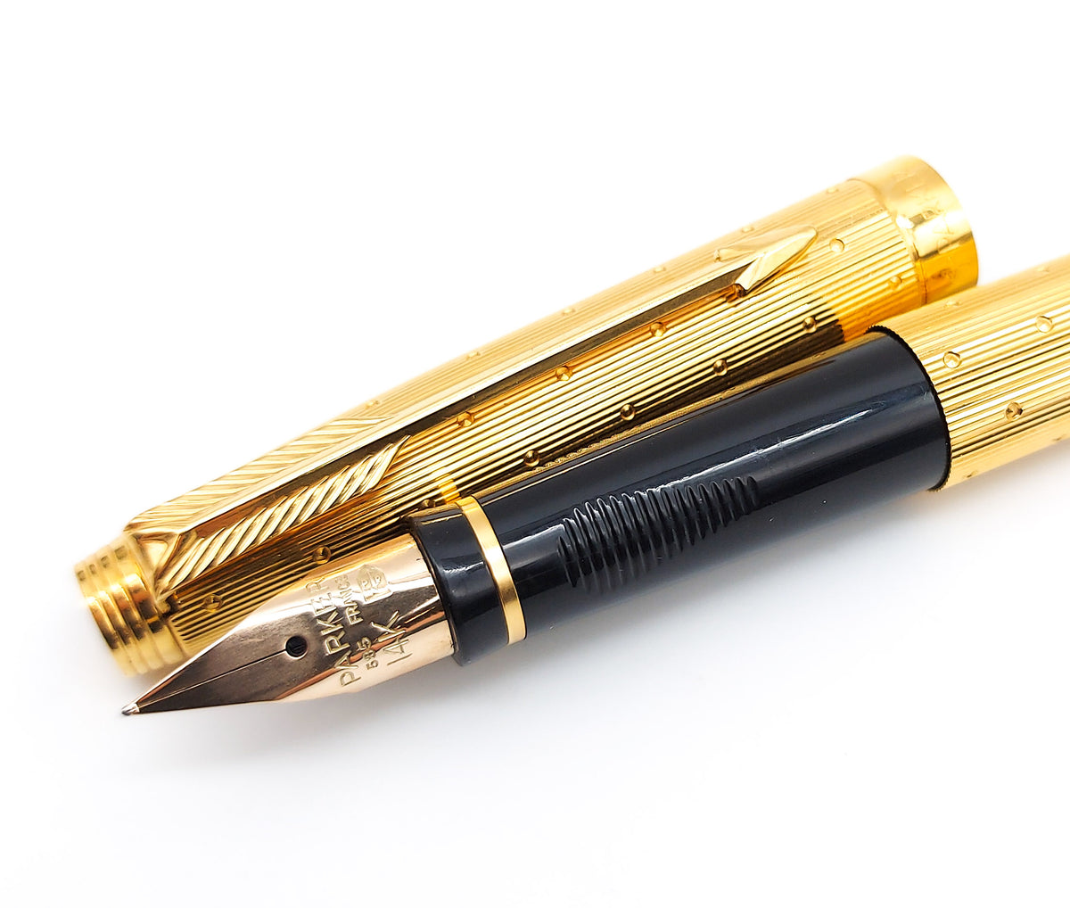 Parker 75 Perle Fountain Pen: 14k Gold Fine Nib– Grand Vision Pens