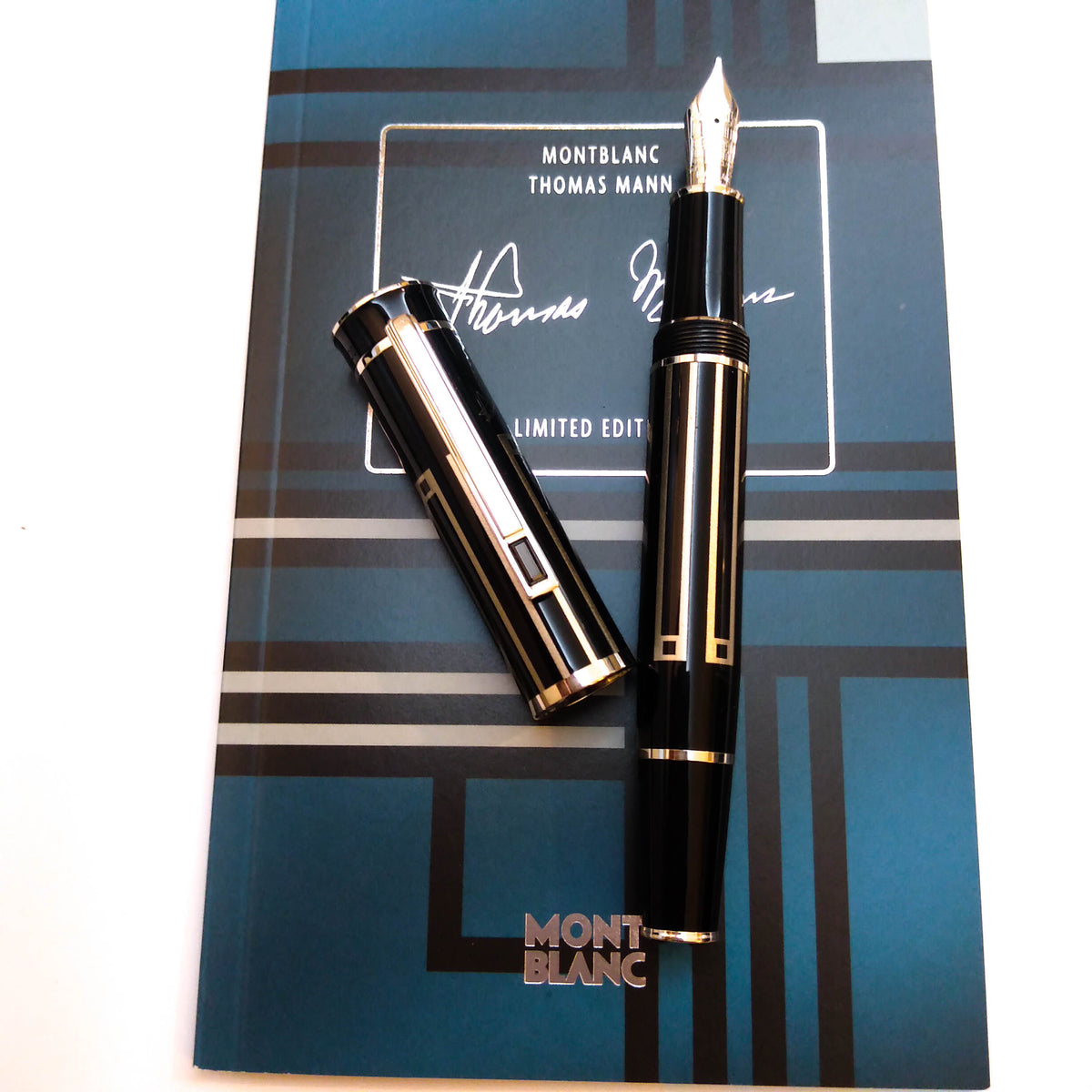 Montblanc Writer's Edition Thomas Mann Fountain Pen: 18k Medium