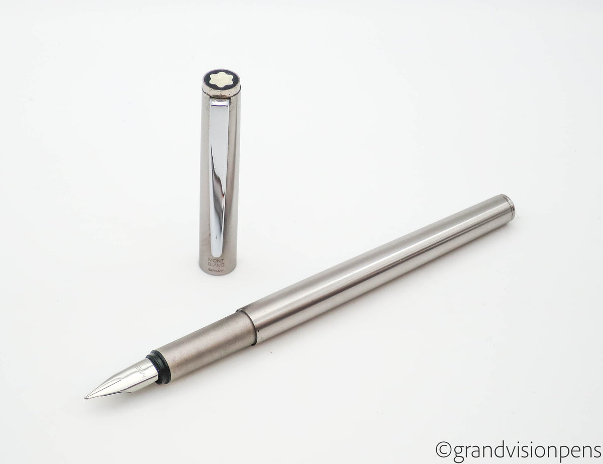 Vintage Montblanc Slimline Noblesse Fountain Pen Medium Steel Nib