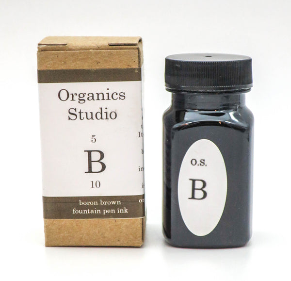 Organics Studio Ink: Elements Series - Boron Brown - Grand Vision Pens UK