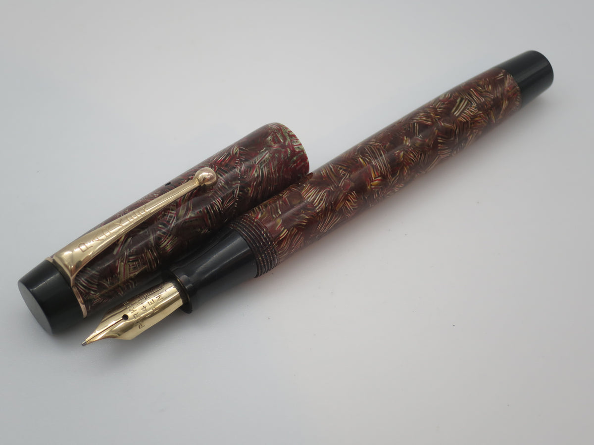 【ヴィンテージ品】PARKER 万年筆 ニブ 14K Point M Vintage Parker Victory MKI Button Filled Fountain Pen 14k