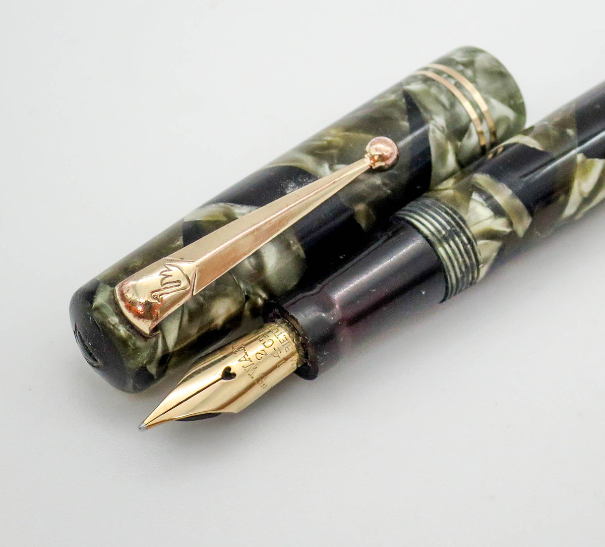 Marie Todd Swan Self Filling Pen 14Kゴールド Vintage SWAN