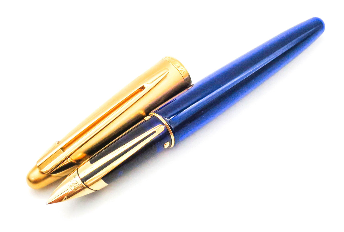 筆記具 WATERMAN EDSON 125ans Waterman Edson Fountain Pen - Sapphire Blue, C/C, OGL 18k