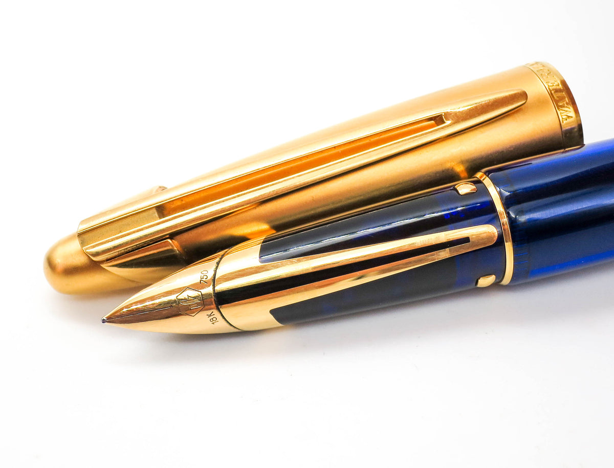 Waterman Edson Fountain Pen 18k Medium Nib– Grand Vision Pens
