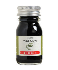 J. Herbin Fountain Pen Ink - Vert Olive - 10ml Bottle