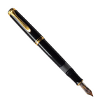 Pelikan M400 Souverän Fountain Pen: 14k Gold Broad Nib