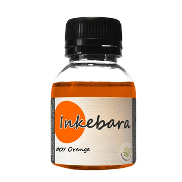 Inkebara Fountain Pen Ink - Orange - 60ml Bottle