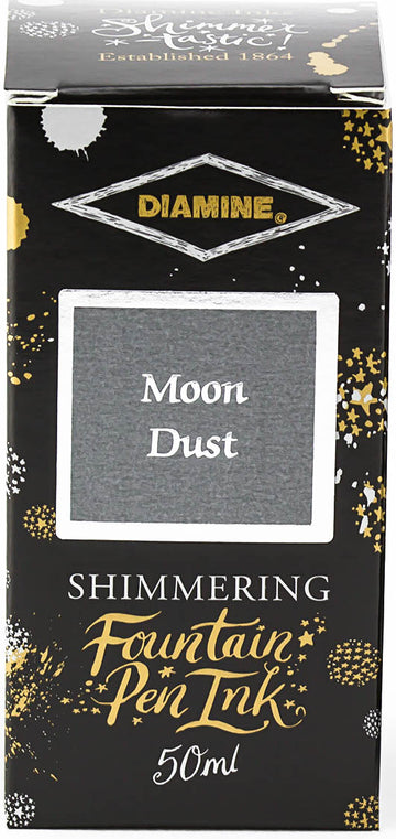 Diamine Shimmering Fountain Pen Ink - Moon Dust - 50ml