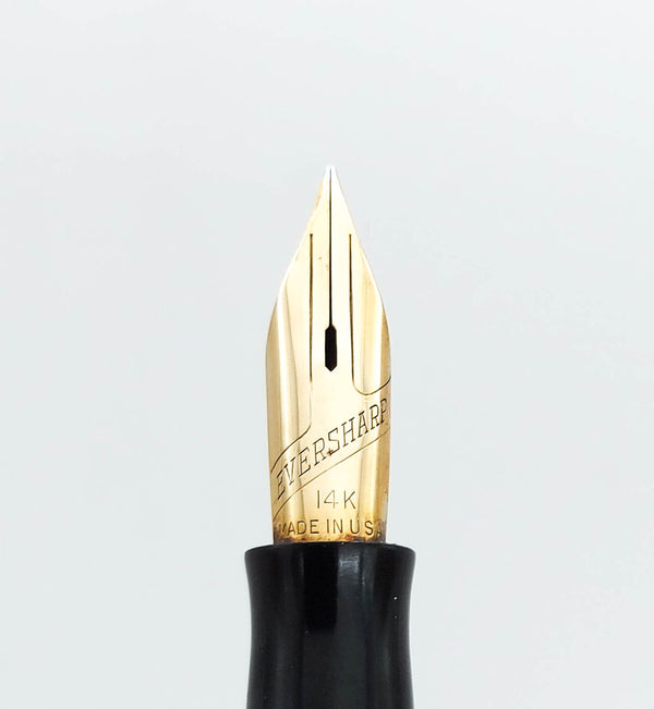WAHL Eversharp Gold Seal Airliner Doric Fountain Pen: 14k Gold Fine Flex Nib
