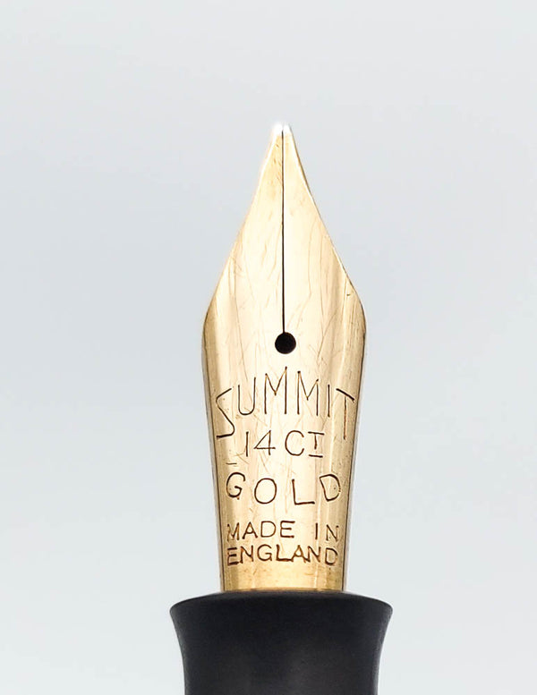 Vintage Summit S.175 Fountain Pen: 14k Gold Fine Flex Nib