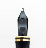 Parker Duofold Centennial Blue Marble Fountain Pen: 18k Gold Medium Nib