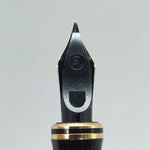 Parker Duofold Centennial Black GT Fountain Pen: 18k Gold Medium Nib