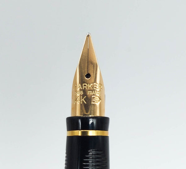 Parker 75 Insignia Fountain Pen: 14k Gold Medium Nib