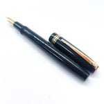 Montegrappa NeroUno Linea Red Gold Plated Fountain Pen: 18k Medium Nib