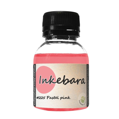 Inkebara Fountain Pen Ink - Pastel Pink - 60ml Bottle