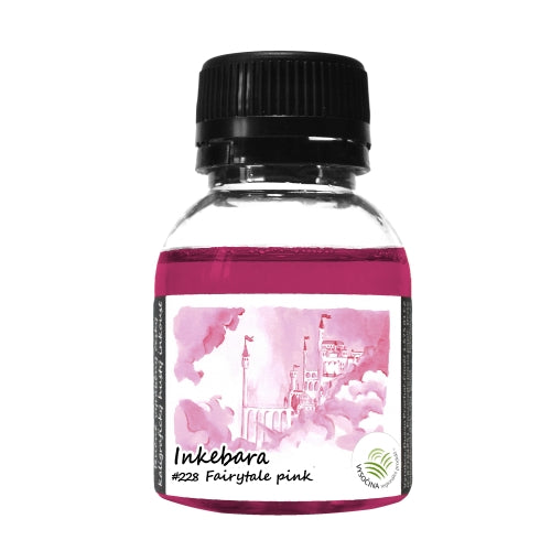 Inkebara Limited Edition Fountain Pen Ink - Fairytale Pink - 60ml Bottle