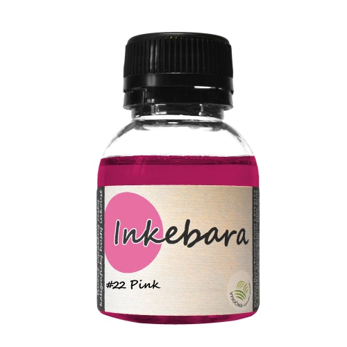 Inkebara Fountain Pen Ink - Pink - 60ml Bottle