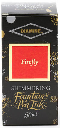 Diamine Shimmering Fountain Pen Ink - Firefly - 50ml