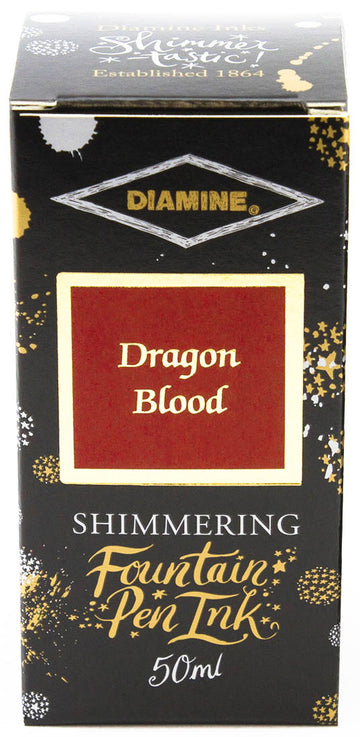 Diamine Shimmering Fountain Pen Ink - Dragon Blood - 50ml