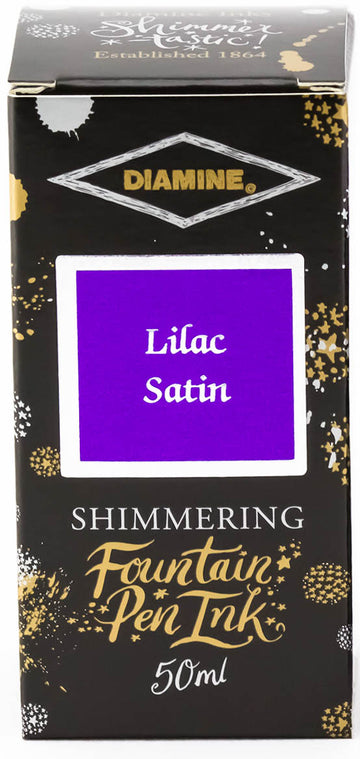 Diamine Shimmering Fountain Pen Ink - Lilac Satin - 50ml