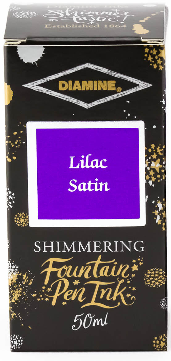 Diamine Shimmering Fountain Pen Ink - Lilac Satin - 50ml