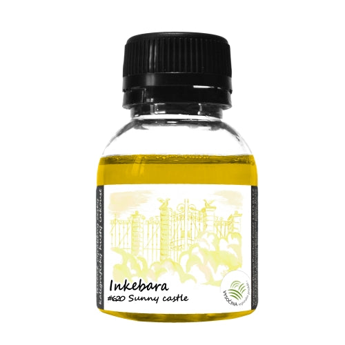 Inkebara Limited Edition Fountain Pen Ink - Sunny Castle - 60ml Bottle
