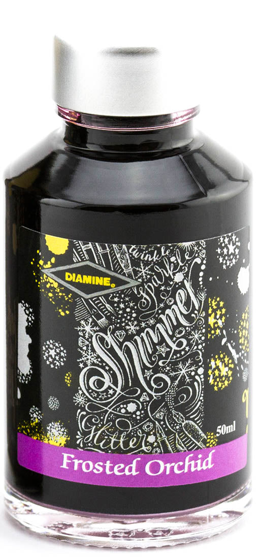 Diamine Shimmering Fountain Pen Ink - Frosted Orchid - 50ml