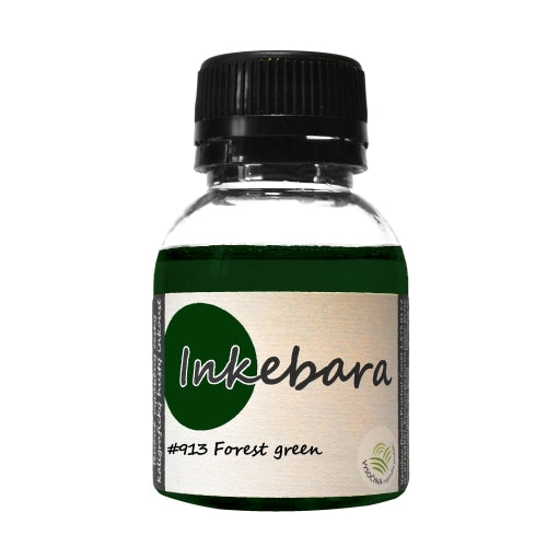 Inkebara Fountain Pen Ink - Forest Green - 60ml Bottle