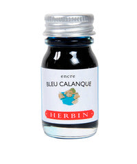 J. Herbin Fountain Pen Ink - Bleu Calanque - 10ml Bottle