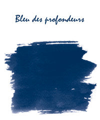 J. Herbin Fountain Pen Ink - Bleu Des Profondeur - 10ml Bottle