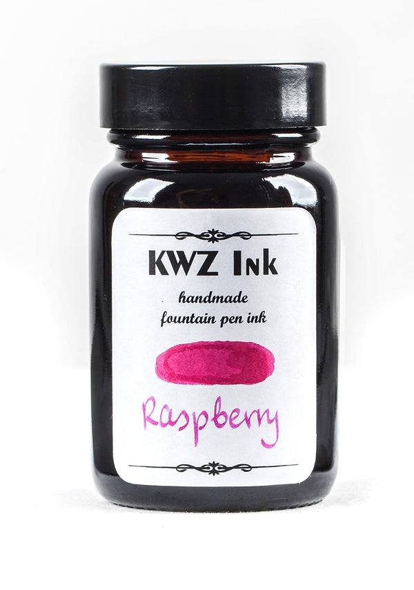 KWZ Inks Standard Fountain Pen Ink - Raspberry - 60ml Bottle - Grand Vision Pens UK
