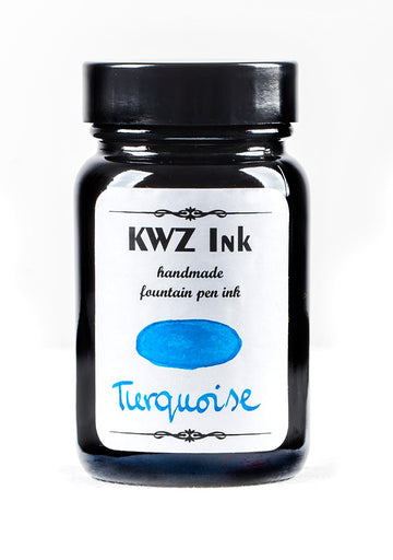 KWZ Inks Standard Fountain Pen Ink - Turquoise - 60ml Bottle