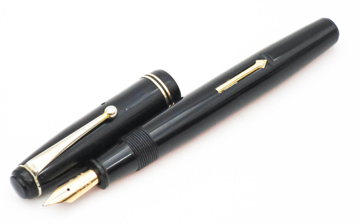 Wyvern Perfect No.81 Lever Filled Fountain Pen 14k Gold Semi Flex Nib