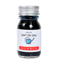 J. Herbin Fountain Pen Ink - Vert De Gris - 10ml Bottle