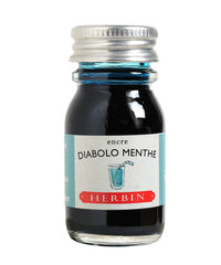 J. Herbin Fountain Pen Ink - Diabolo Menthe - 10ml Bottle