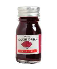 J. Herbin Fountain Pen Ink - Rouge Opéra - 10ml Bottle