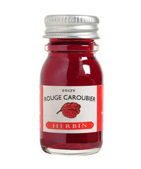 J. Herbin Fountain Pen Ink - Rouge Caroubier - 10ml Bottle
